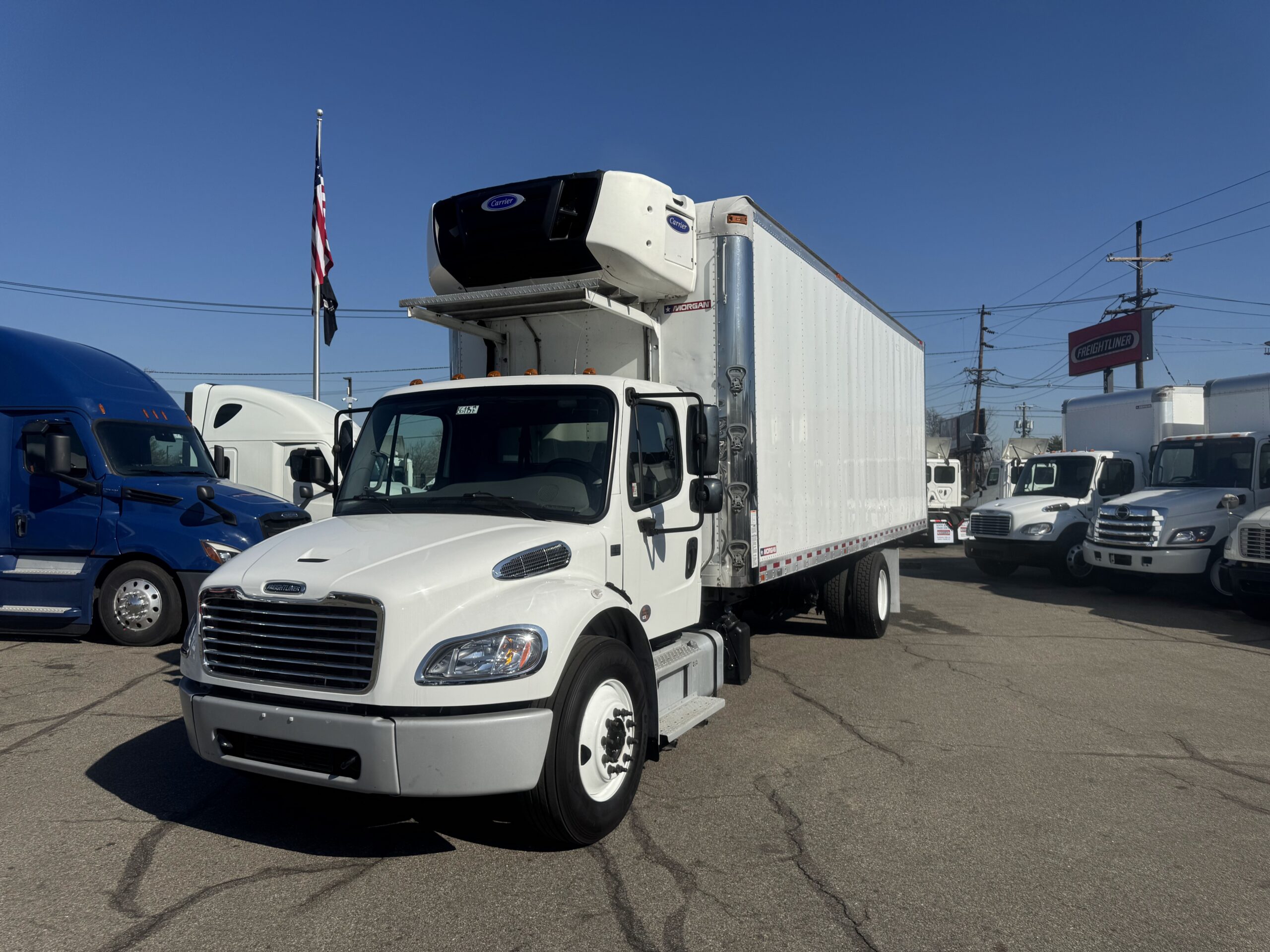 2024 FREIGHTLINER M2 – 24′ Reefer – Air Ride – Non CDL – 23k Miles – Stock # EC6115-MLC